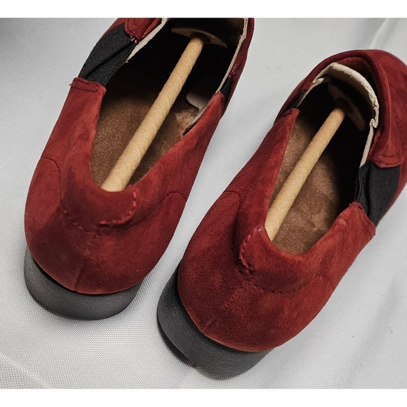 Clarks Daelyn Monarch Rust Suede Slip On Wedge Shoes Women US 7 M NIB - Picture 4 of 10